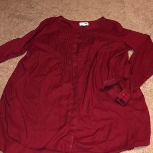 Old navy burgundy tunic